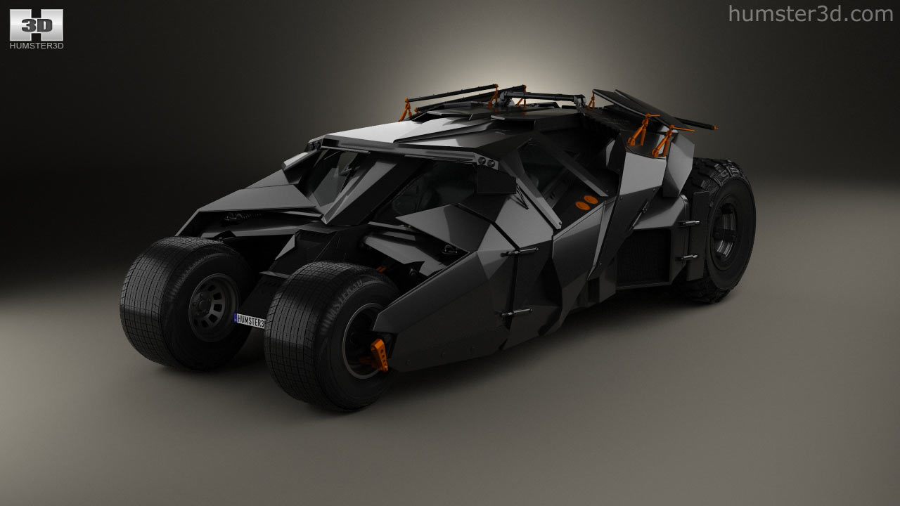 Batman Tumbler Car 3D Model - 3DCADBrowser