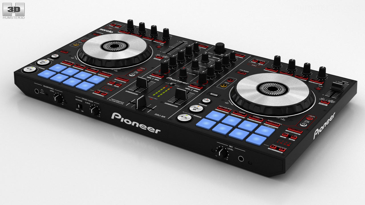 Pioneer DDJ-SR Contrôleur DJ Modèle 3D