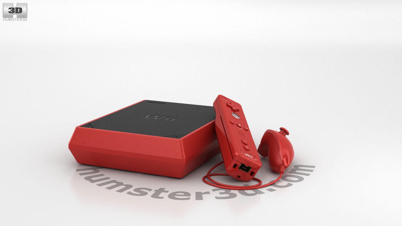 Nintendo Wii Mini 3D model - Download Electronics on