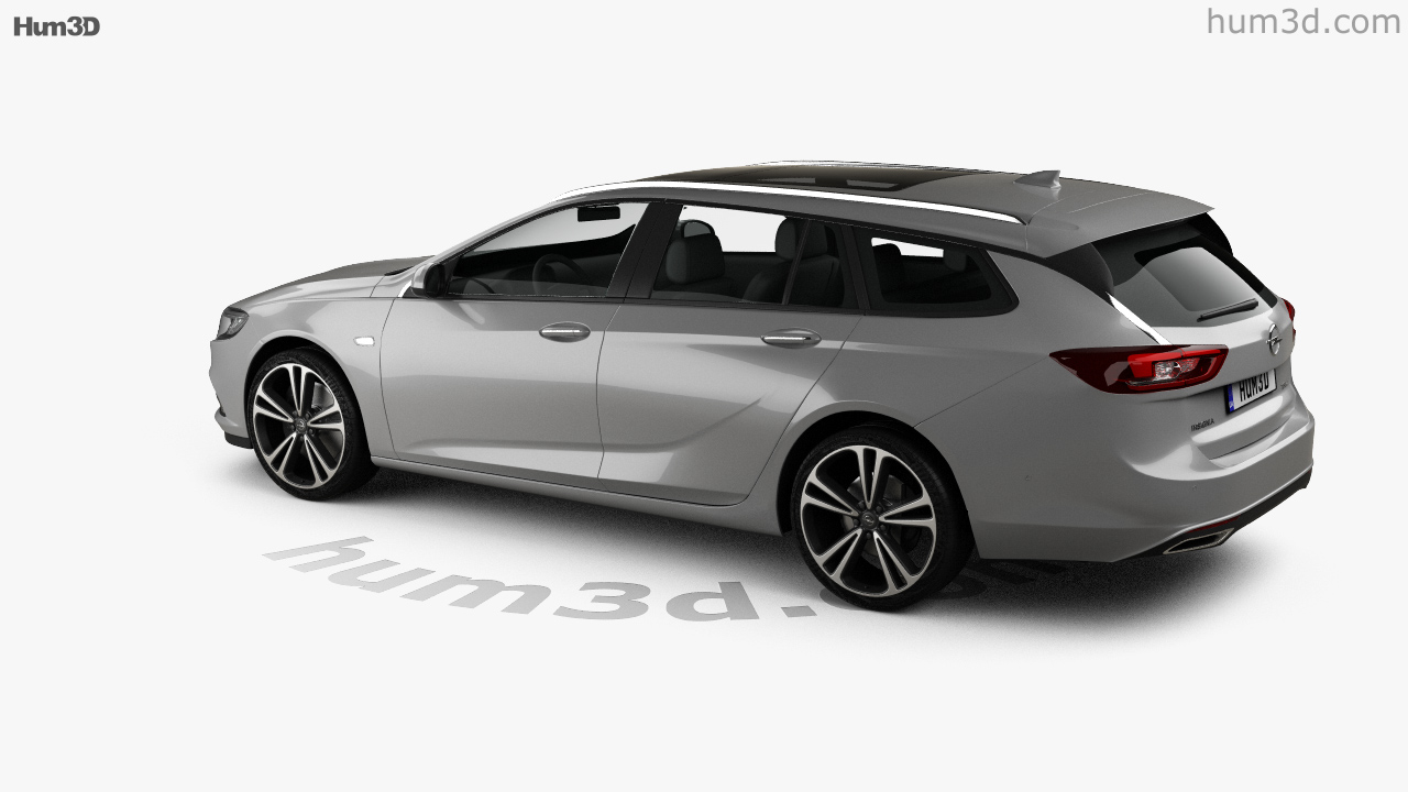 360 view of Opel Insignia Sports Tourer Turbo 4x4 2020 3D model - 3DModels  store