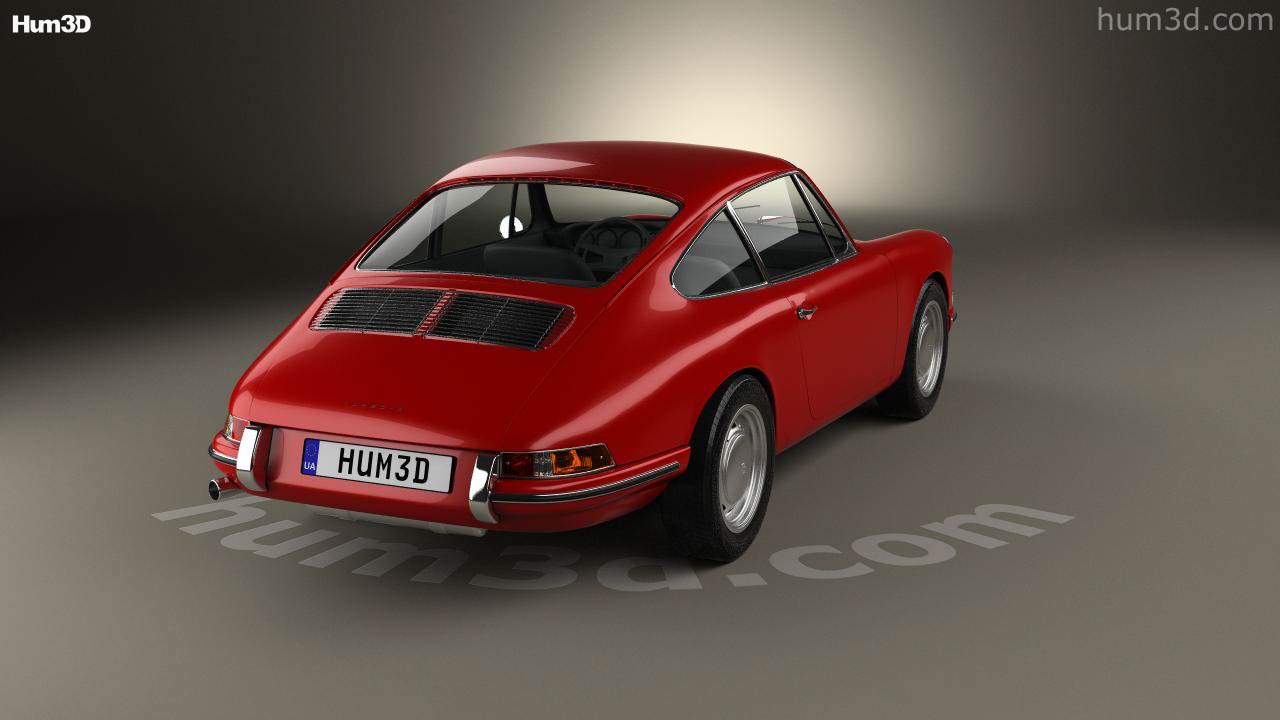 360 view of Porsche 911 coupe Prototype (901) 1962 3D model - 3DModels store