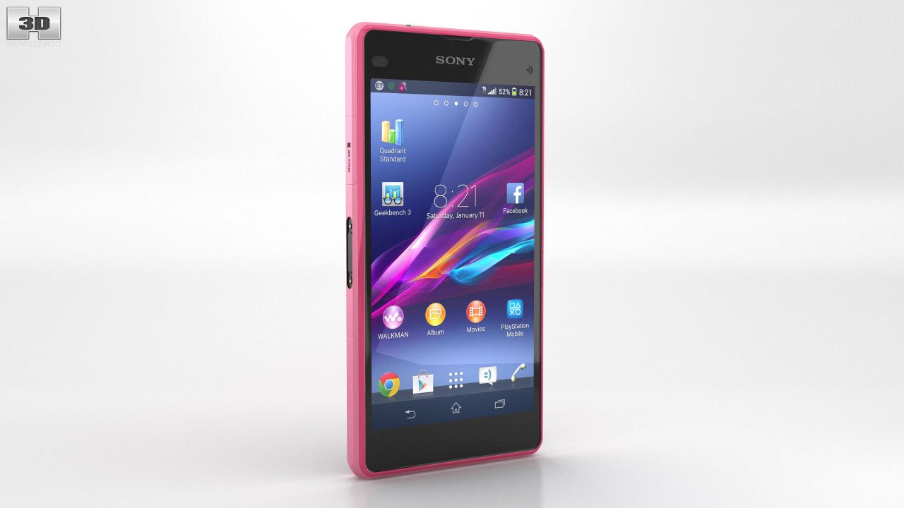 xperia z1 compact pink