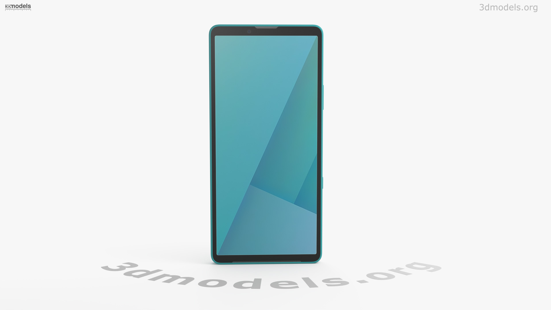 360 view of Sony Xperia 10 VII Turquoise 3D model - 3DModels store