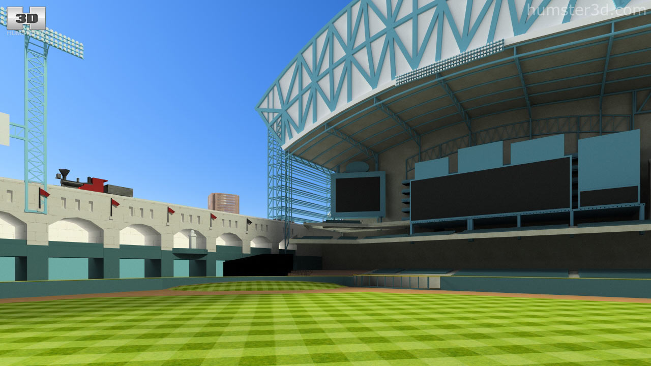 MLB Houston Astros 6x19 Stadium 3D View Banner