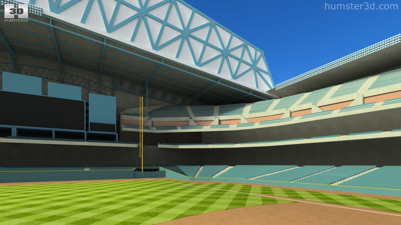 Houston Astros Minute Maid Park Baseball stadium 3D model