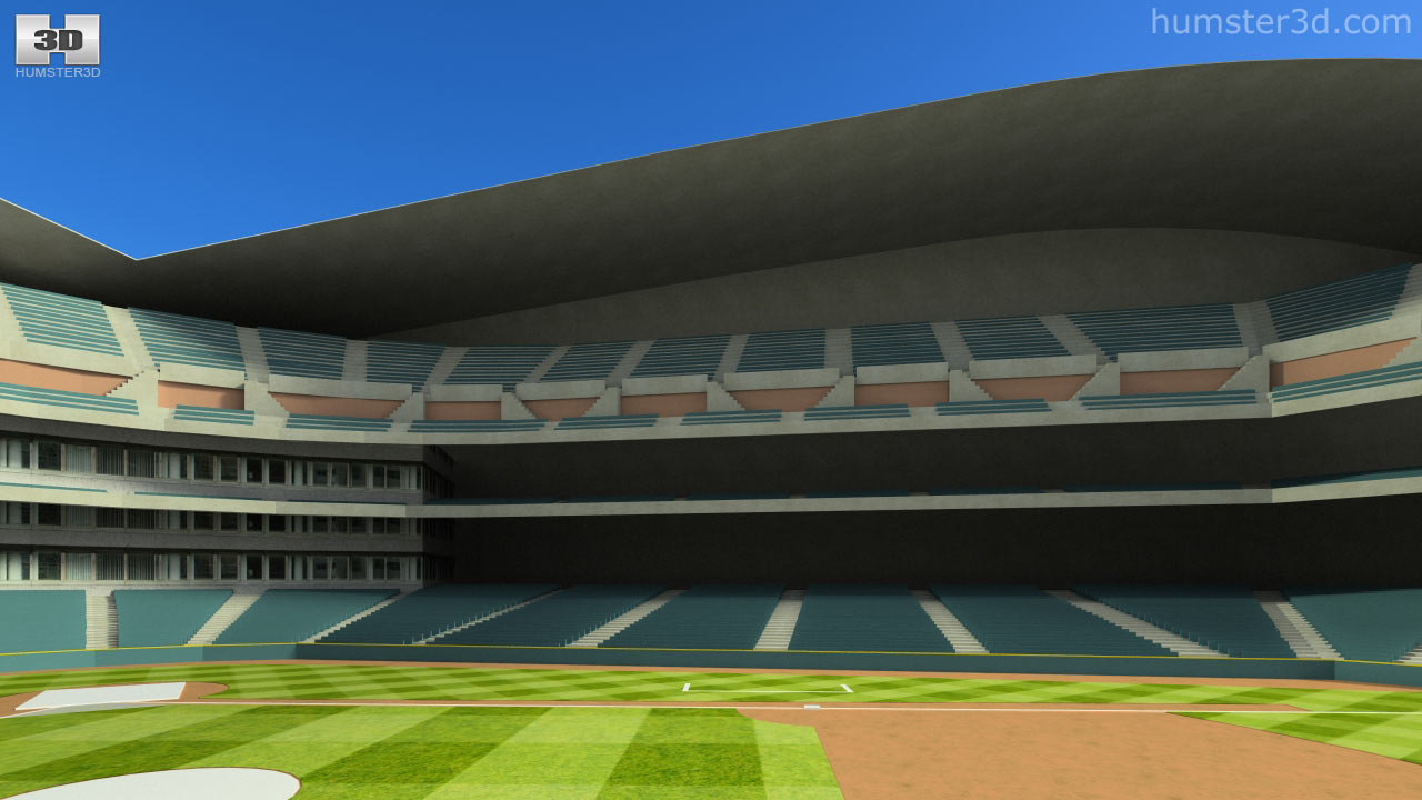 Houston Astros Minute Maid Park Baseball stadium 3D model