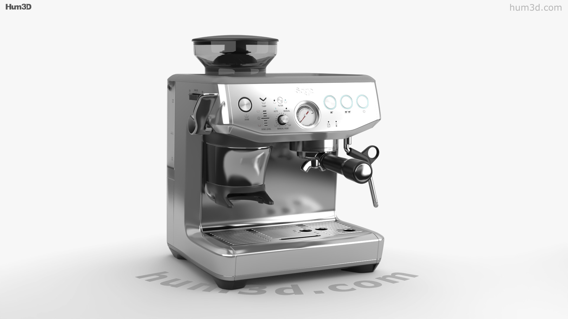 Sage Barista Express Impress Maquina de cafe Modelo 3D - Descargar