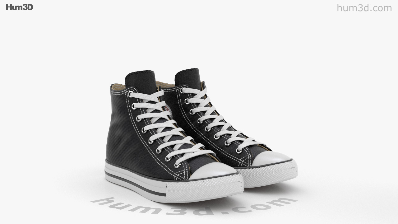 360 view of Converse Chuck Taylor Star 3D model - 3DModels store