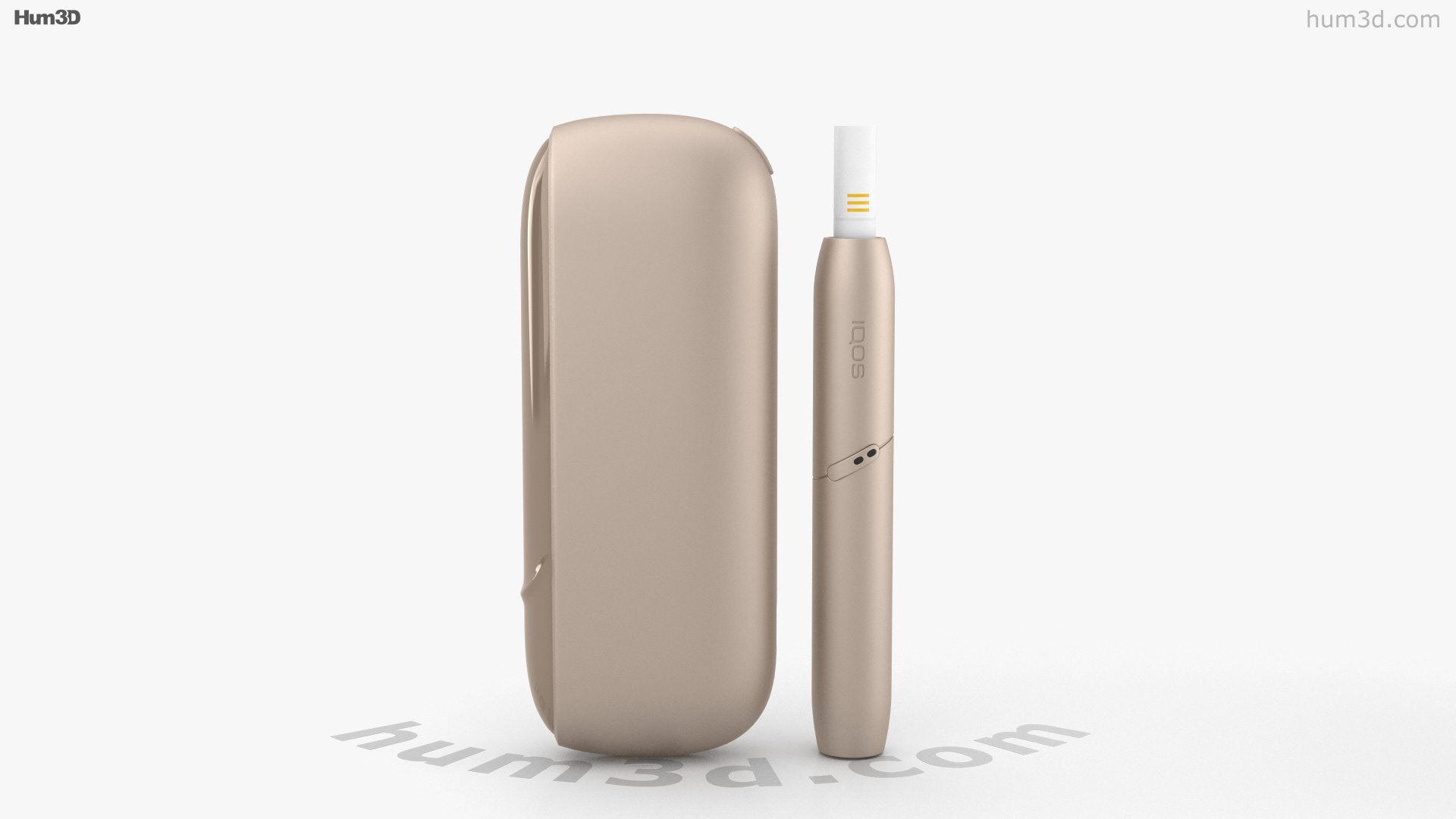 360 view of IQOS 3 Duo Electronic Cigarette 3D model - 3DModels store