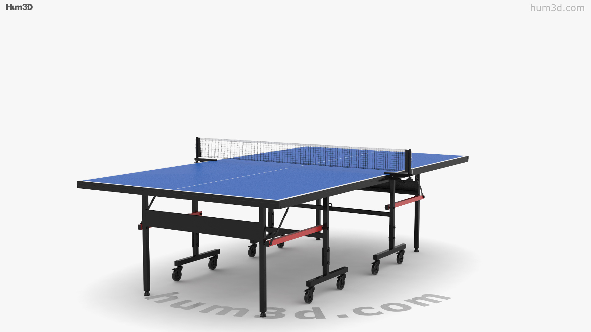 360 view of Ping Pong Table 3D model