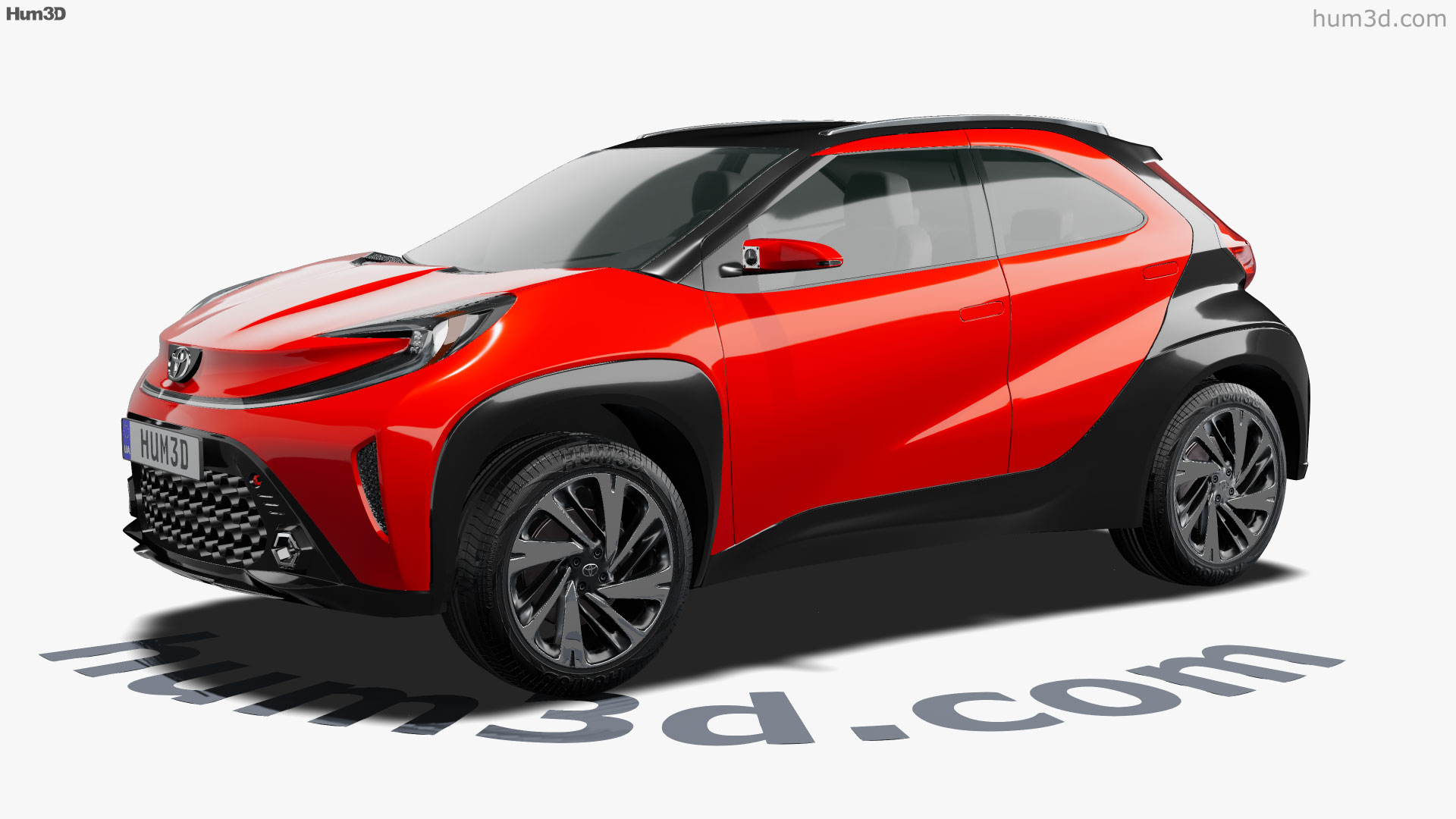 Autocollants Emblème 3D Pour Toyota Aygo X 2022-2024 - Lot De 2 En Acier Inox Et Alliage - Décoration Extérieure