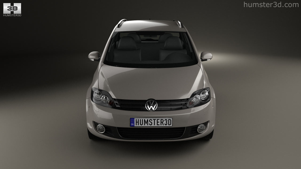 360 view of Volkswagen Golf Plus 2011 3D model - 3DModels store