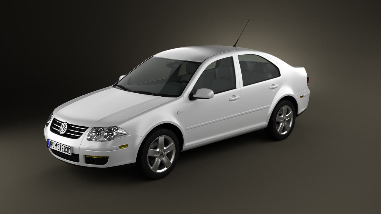 360 view of Volkswagen Jetta City 3D model - 3DModels store
