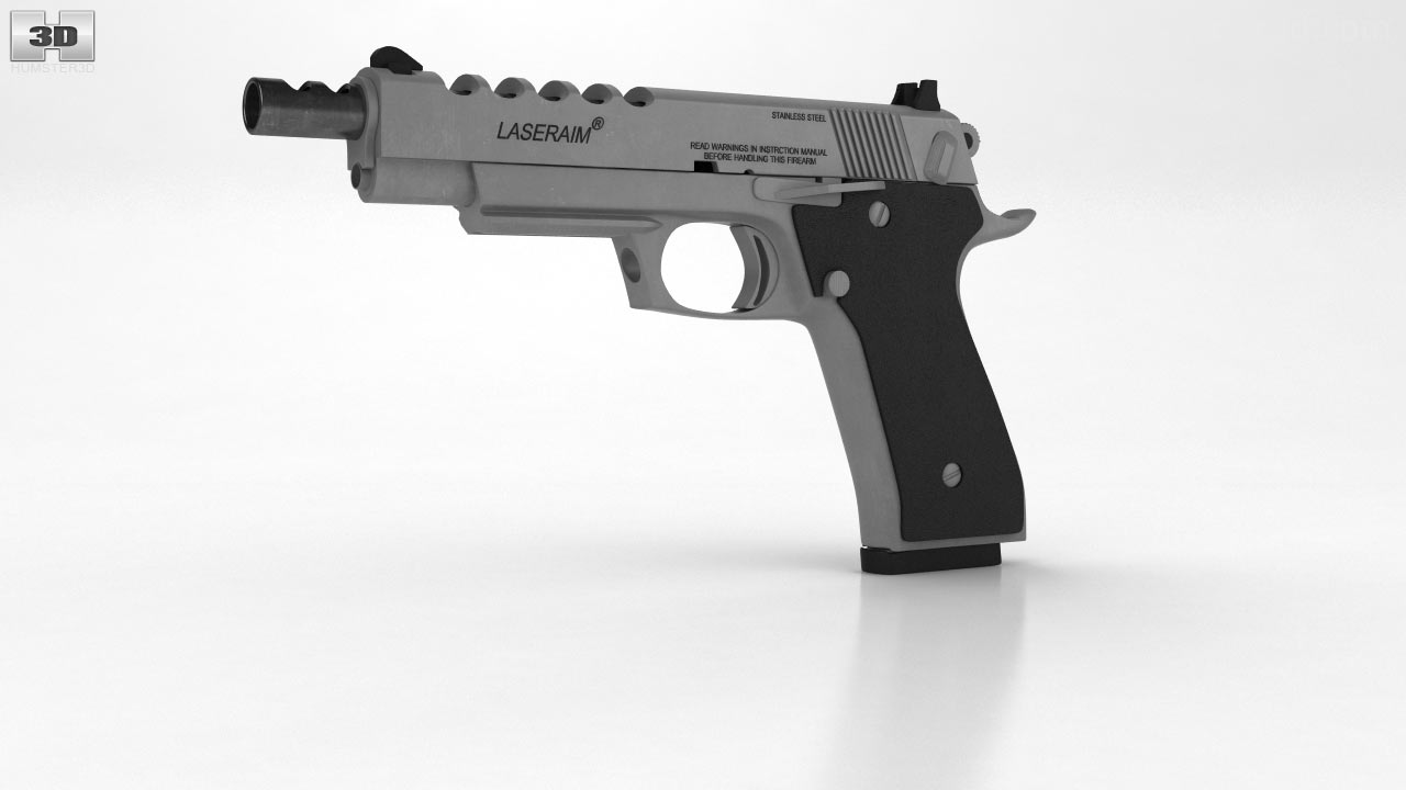 360 View Of Laseraim Arms Deluxe 45 Auto 3d Model 3dmodels Store 0379