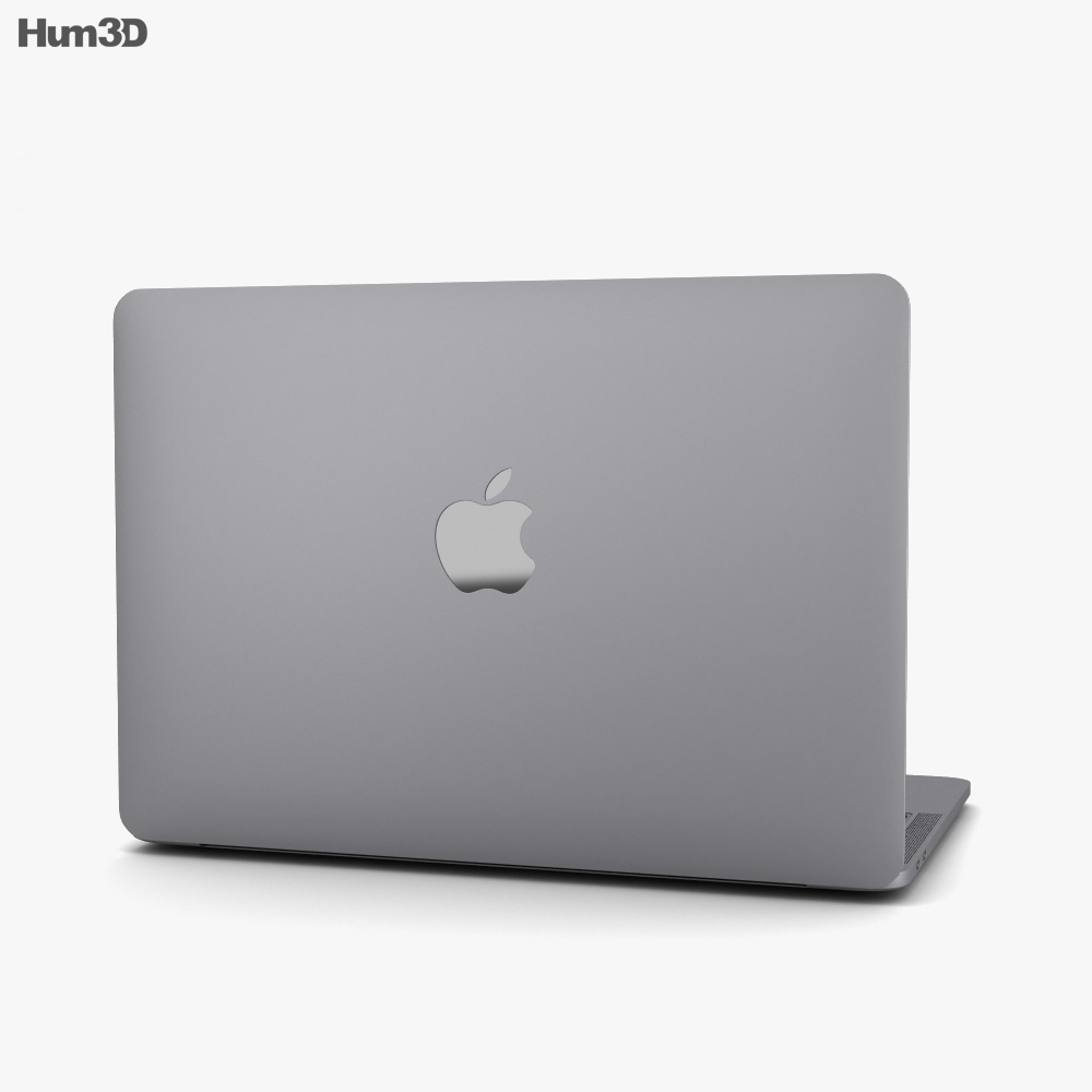 Apple MacBook Pro 13インチ (2018) Touch Bar搭載 スペースグレイ 3D