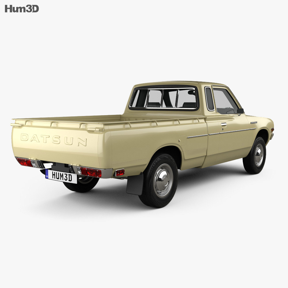 ダットサン 620 キングキャブ 1977 3Dモデル - ダウンロード