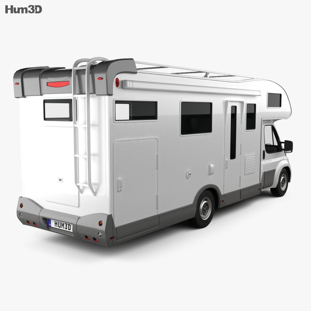 Generic Camper van 2022 3D model - Download Van on 3DModels.org