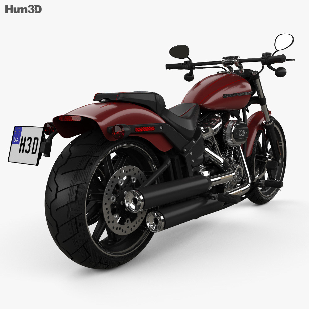 Harley-Davidson FXBRS Breakout 114 2018 Modelo 3D - Baixar