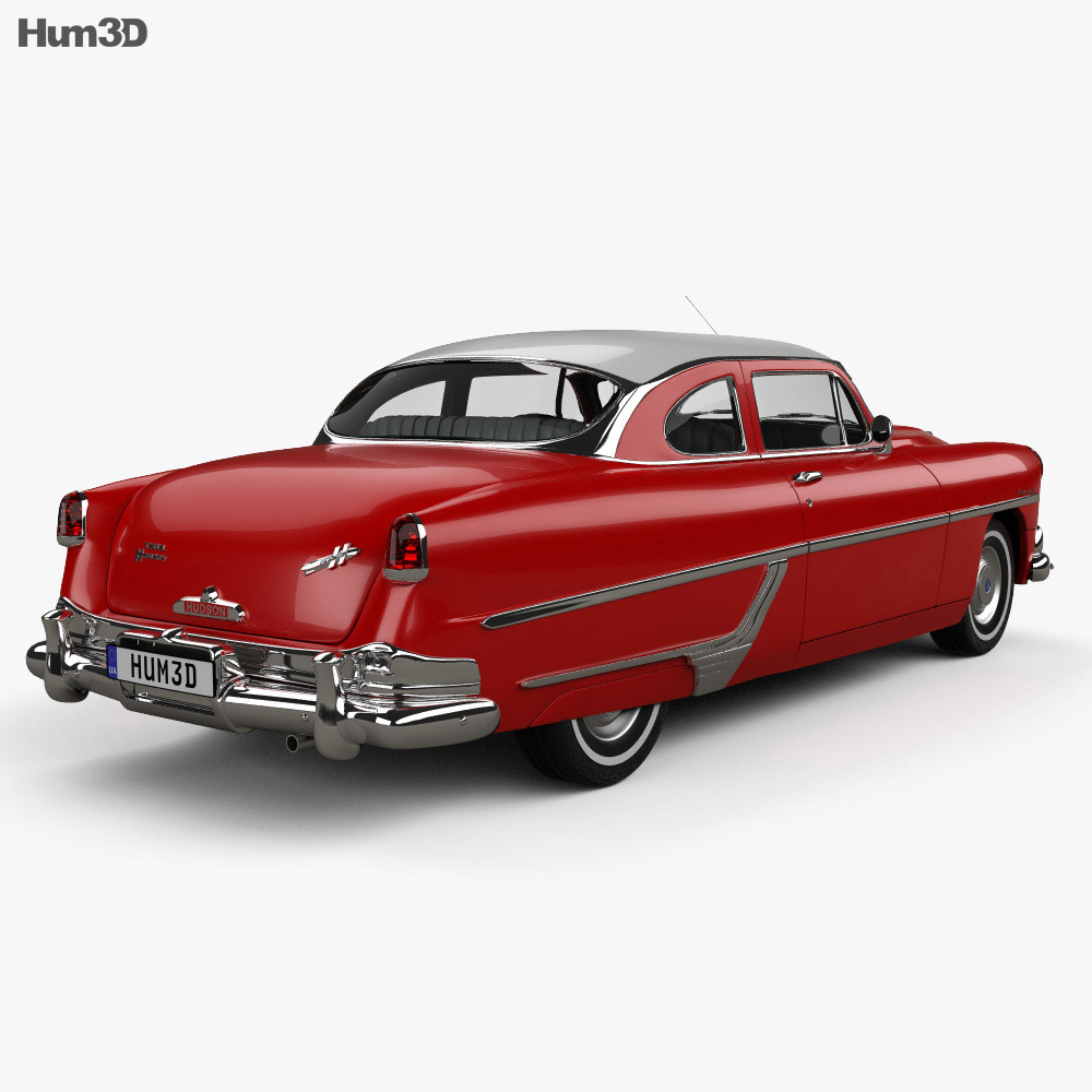 Hudson Hornet 2 portas 1954 Modelo 3D - Baixar Sports car no