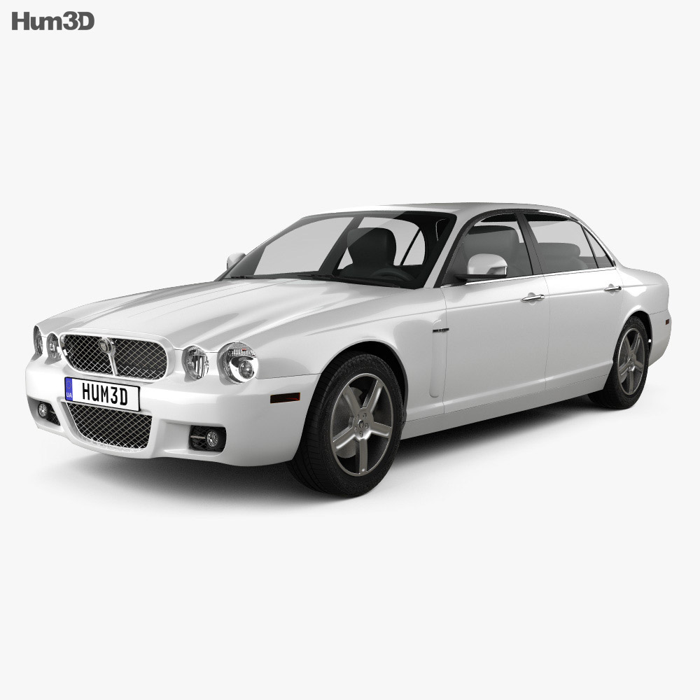 Jaguar XJ (X358) 2009 3D model - Download Sedan on 3DModels.org