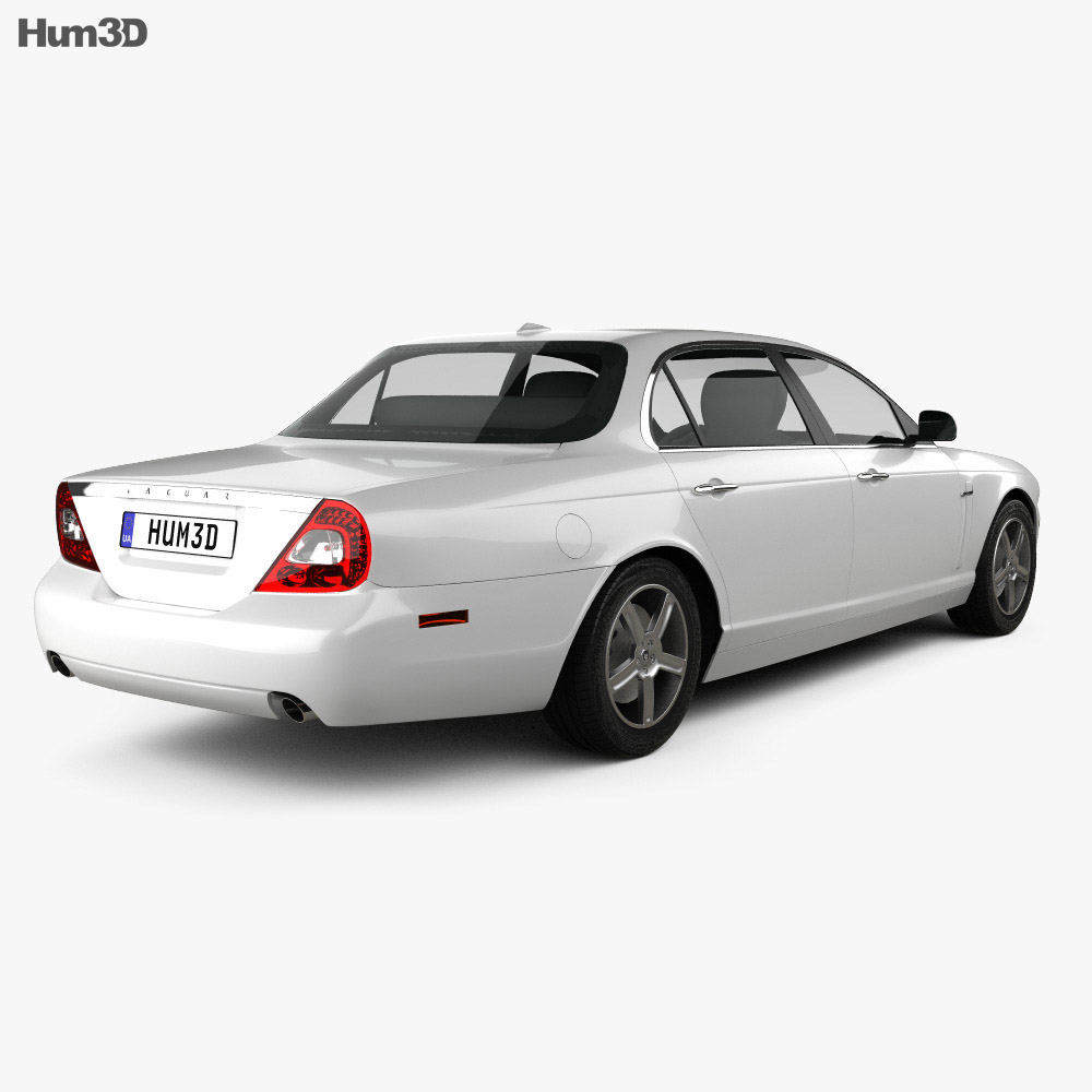Jaguar XJ (X358) 2009 3D model - Download Sedan on 3DModels.org