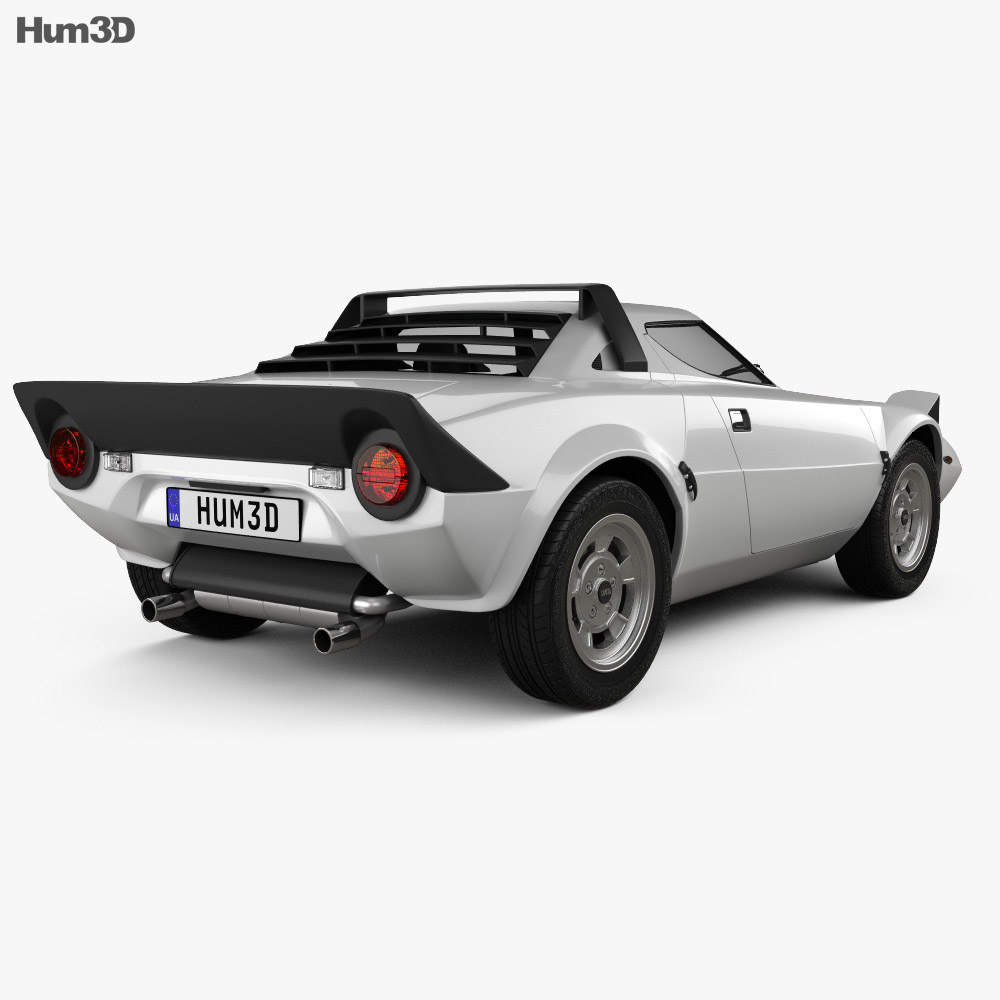 ランチア ストラトス 1974 3Dモデル - ダウンロード Sports car オン