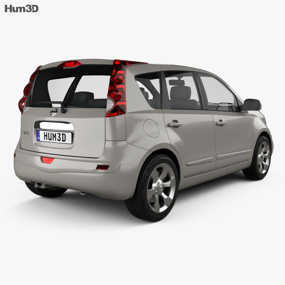 日産 ノート 2013 3Dモデル - ダウンロード Van オン 3DModels.org