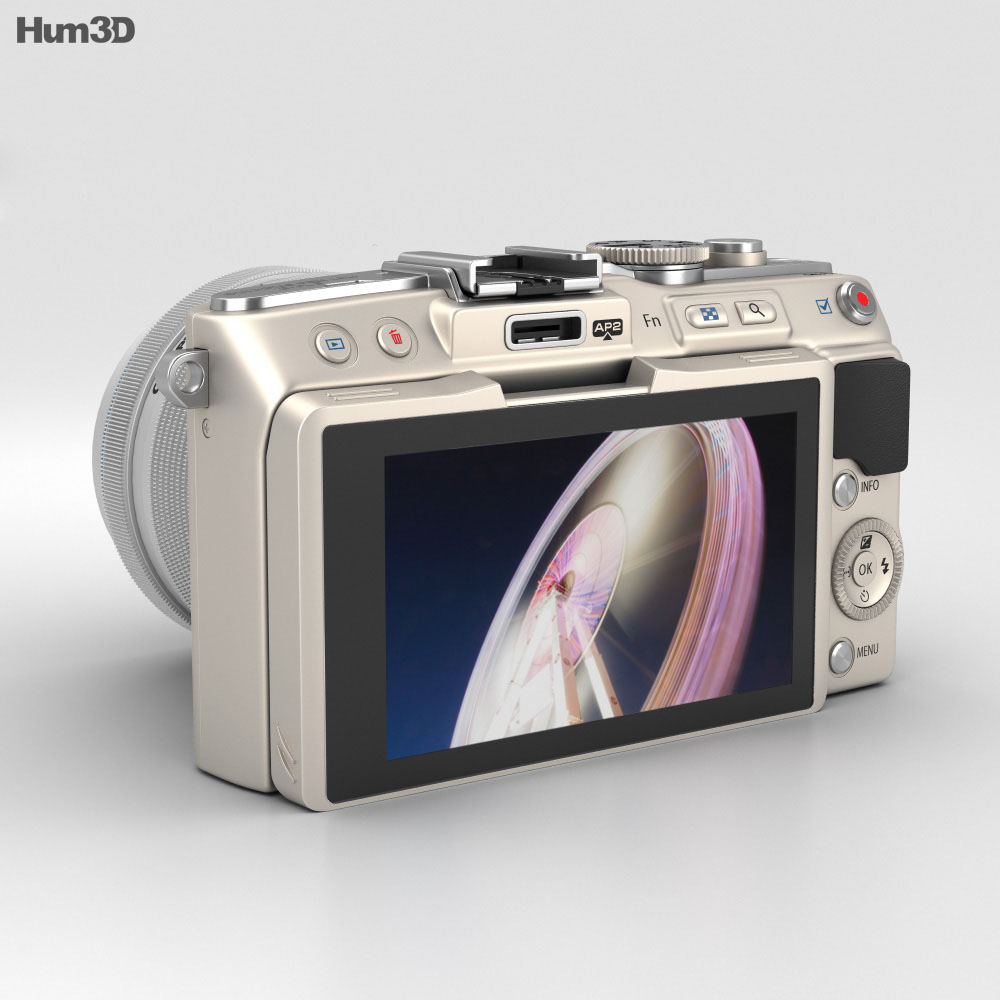 オリンパス PEN E-PL5 カメラ 3Dモデル - ダウンロード 撮影カメラ