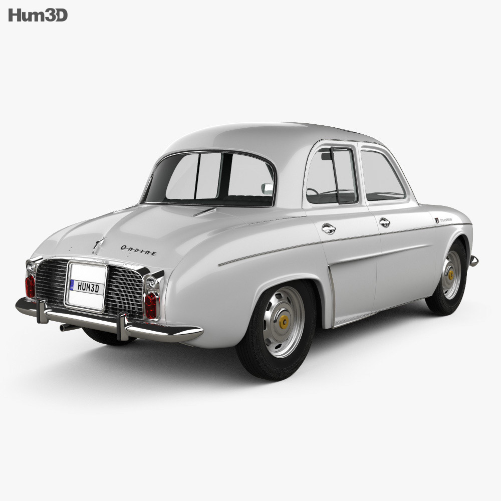 ルノー オンディーヌ ドフィーヌ 1956-1967 3Dモデル - ダウンロード