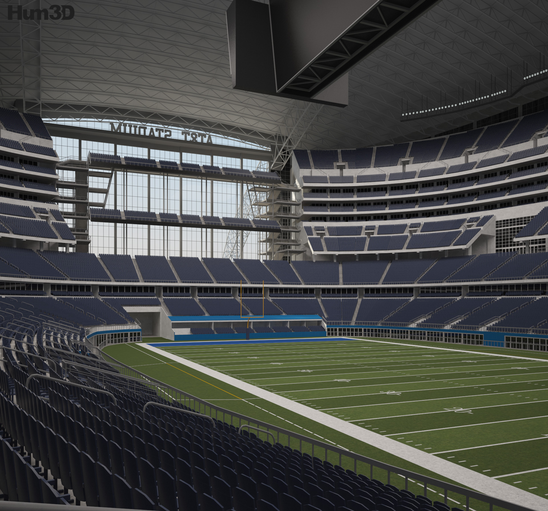 AT&T Stadium 3D model - Download Stadium on 3DModels.org