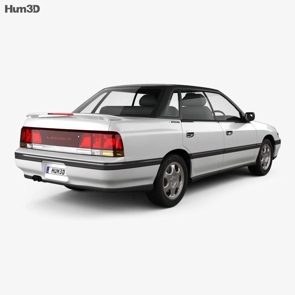 スバル レガシィ 1993 3Dモデル - ダウンロード Sedan オン 3DModels.org