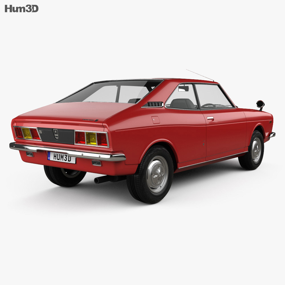 スバル レオーネ GSR 1972 3Dモデル - ダウンロード Hatchback オン スバル レオーネ GSR 1972 3Dモデル - ダウンロード Hatchback オン