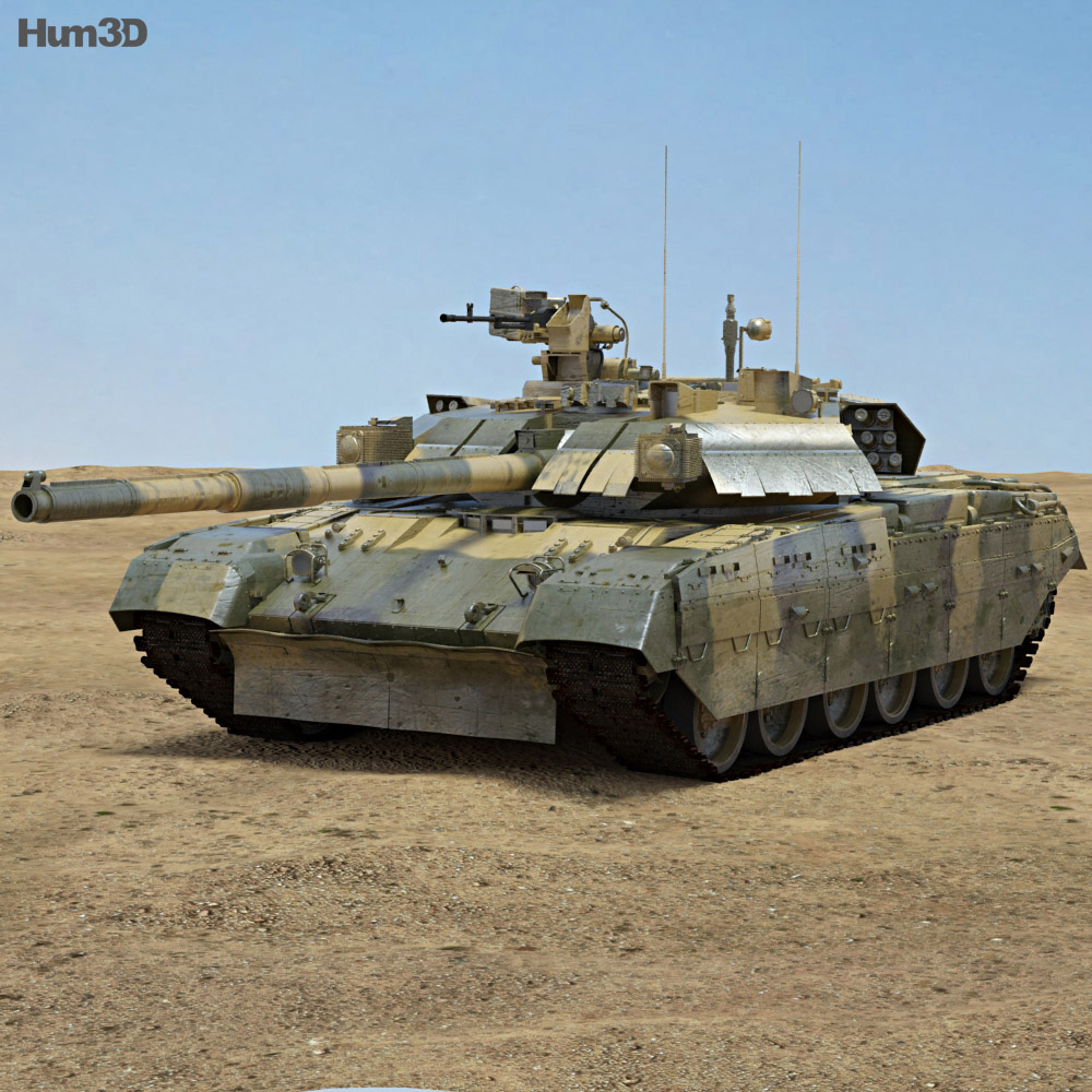 Tanque de Batalla T-84U Oplot Modelo 3D - Descargar Carro de combate on ...