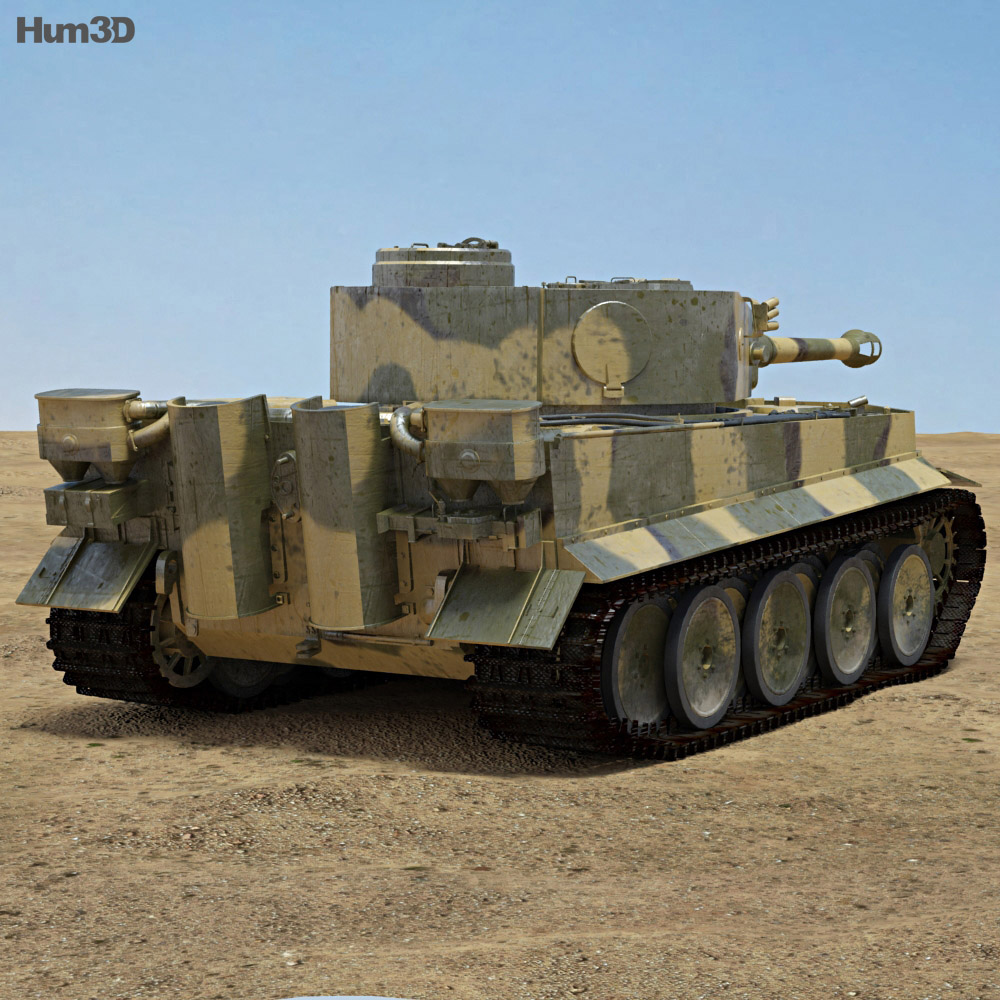 Panzerkampfwagen VI Tiger Modelo 3D - Baixar Carro de combate no