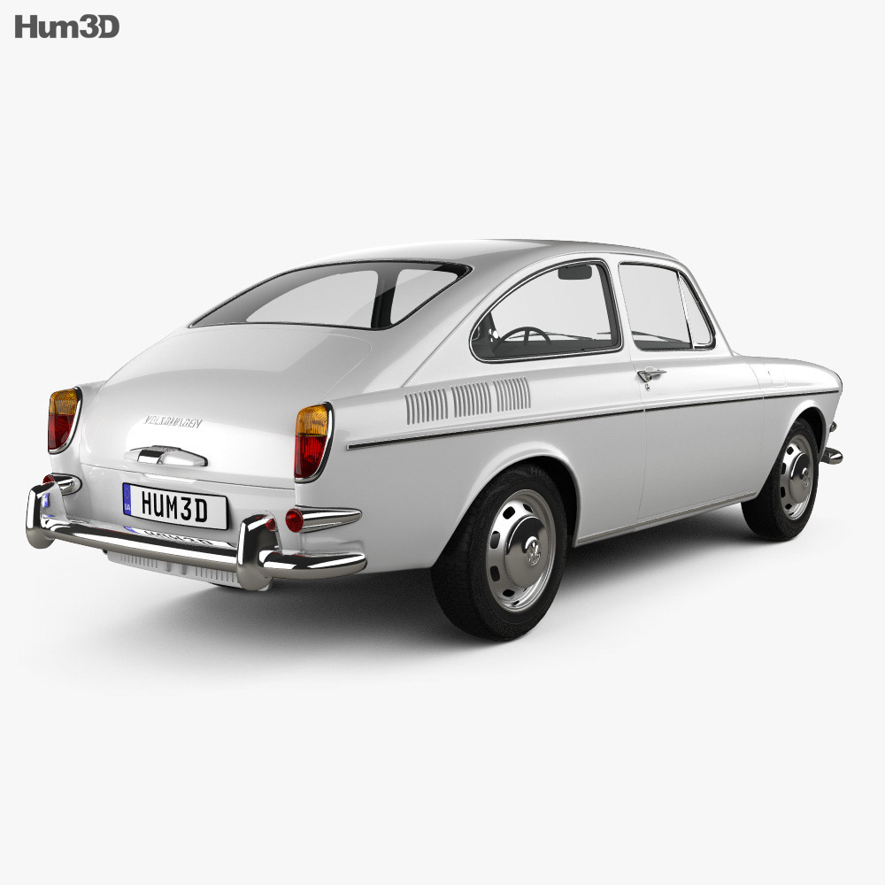 Volkswagen Type 3 (1600) ファストバック 1965 3Dモデル