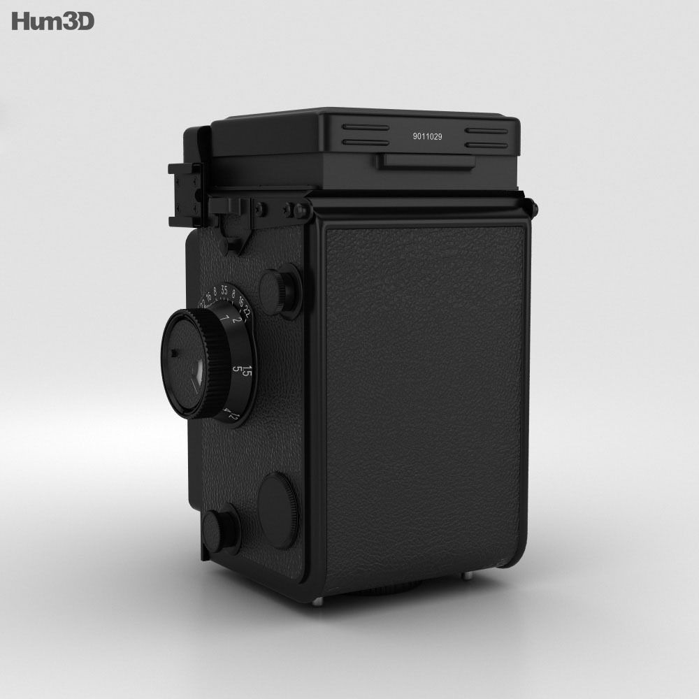 ヤシカマット124G 二眼レフカメラ 3Dモデル - ダウンロード 撮影カメラ