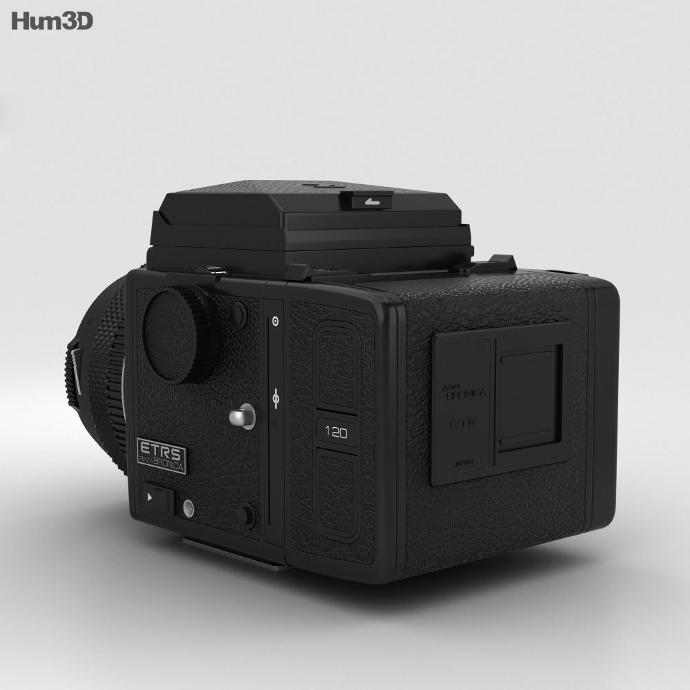 ゼンザブロニカ ETRS 中判フィルムカメラ 3Dモデル - ダウンロード